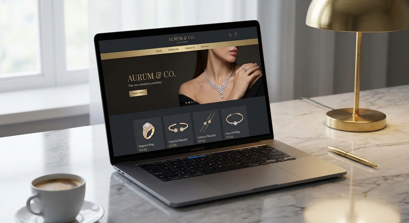Mockup of a clean high converting landing page designed by InterMeta with a single call to action